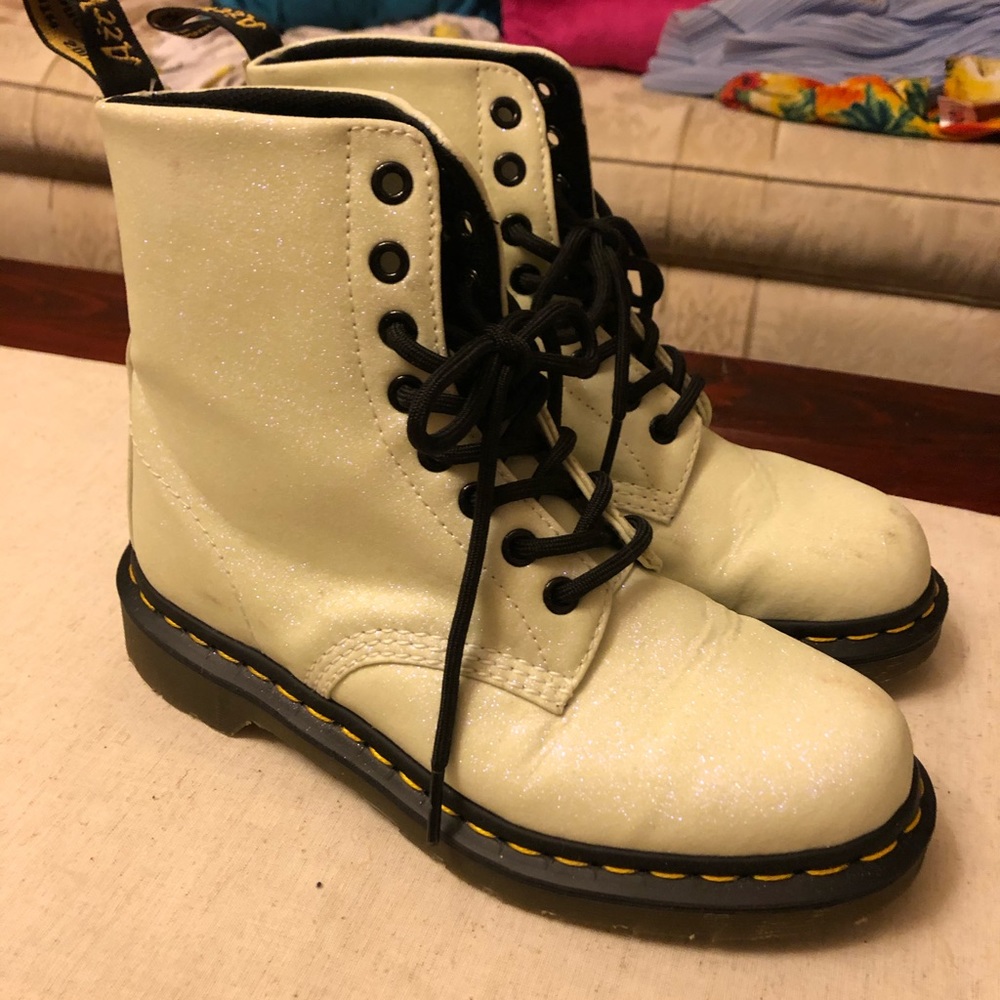 Sparkly doc Martins